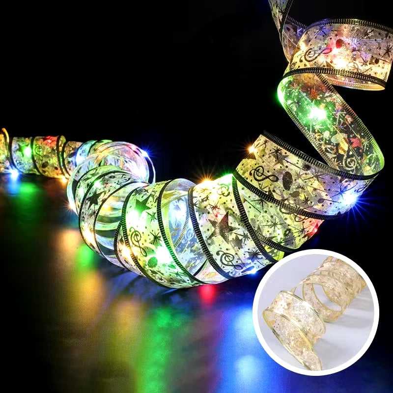 Christmas Decoration LED Ribbon Fairy Lights Christmas Tree