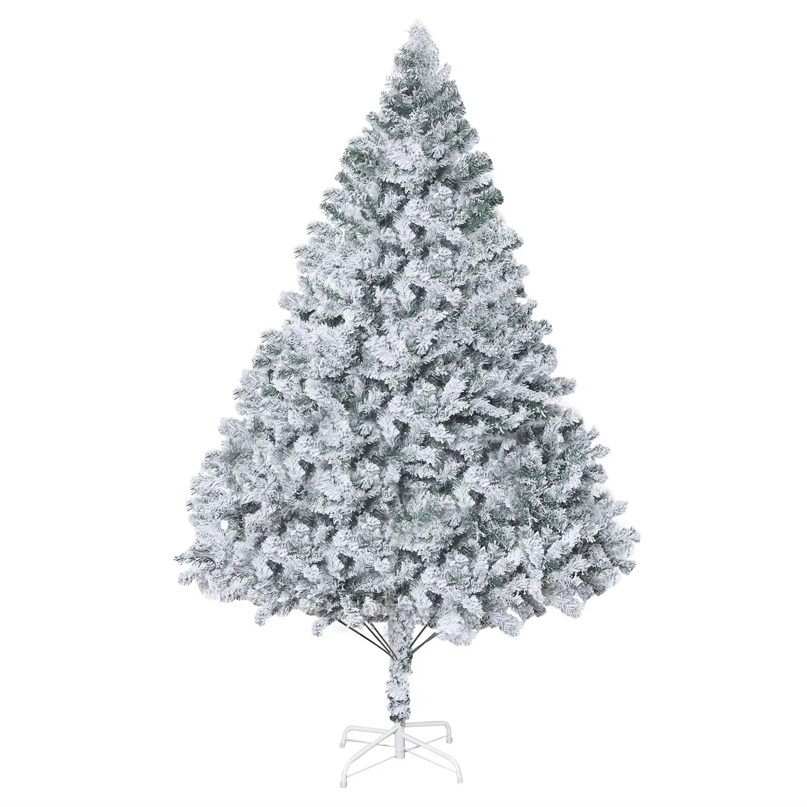 Christmas Tree 6.9Ft White Flocked