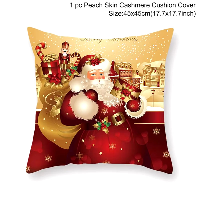 Christmas Cushion Cover  Decorations for Home