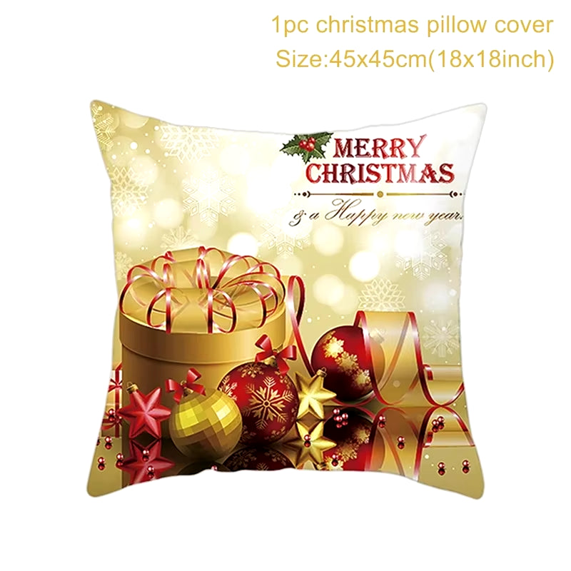 Christmas Cushion Cover  Decorations for Home