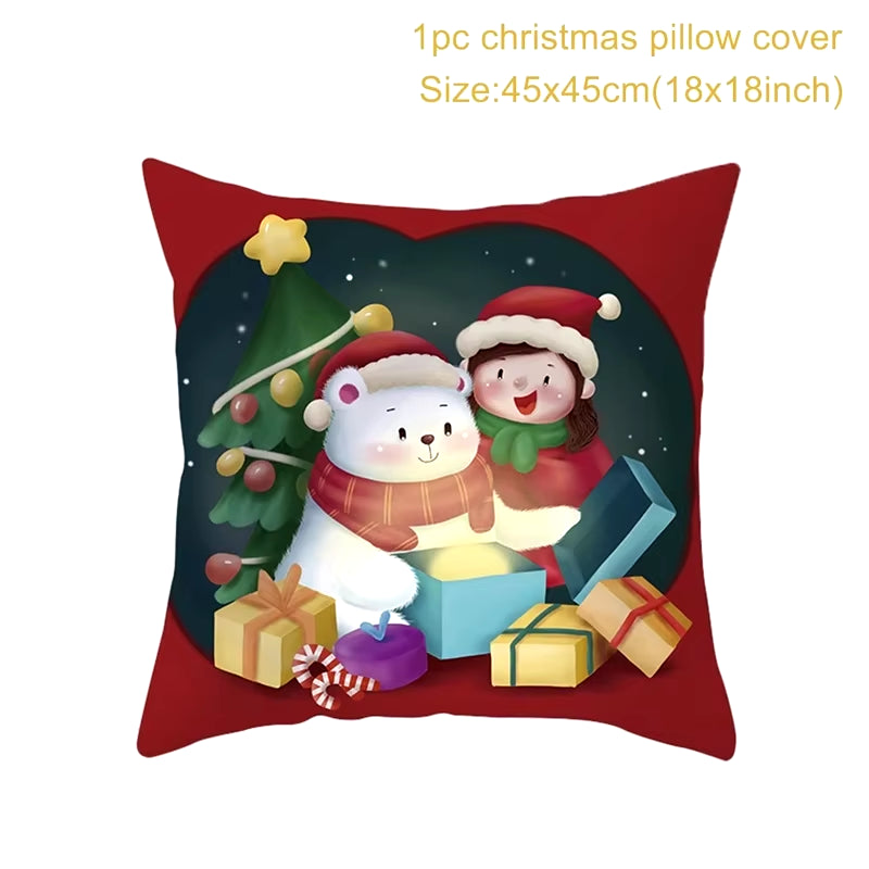 Christmas Cushion Cover  Decorations for Home