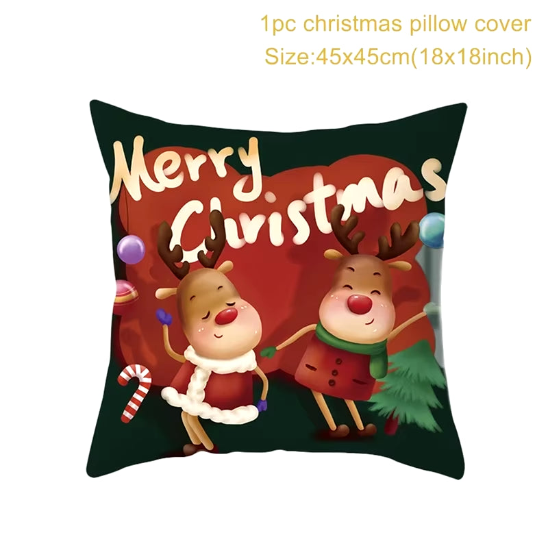 Christmas Cushion Cover  Decorations for Home