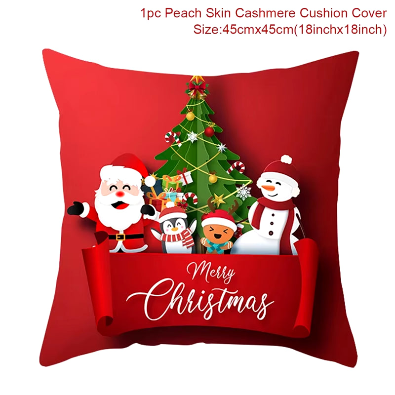 Christmas Cushion Cover  Decorations for Home