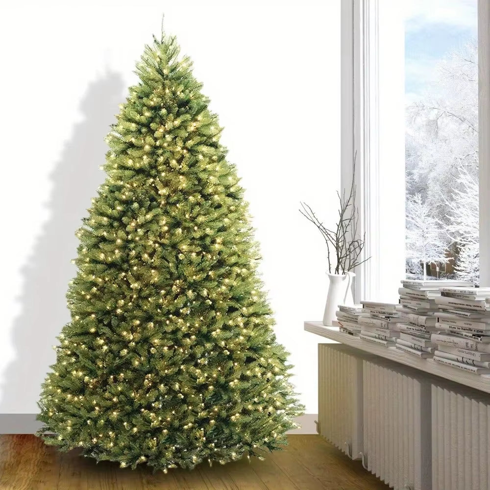 Christmas Tree 8Ft Artificial  + 750 LED Pre-lit Light Decor