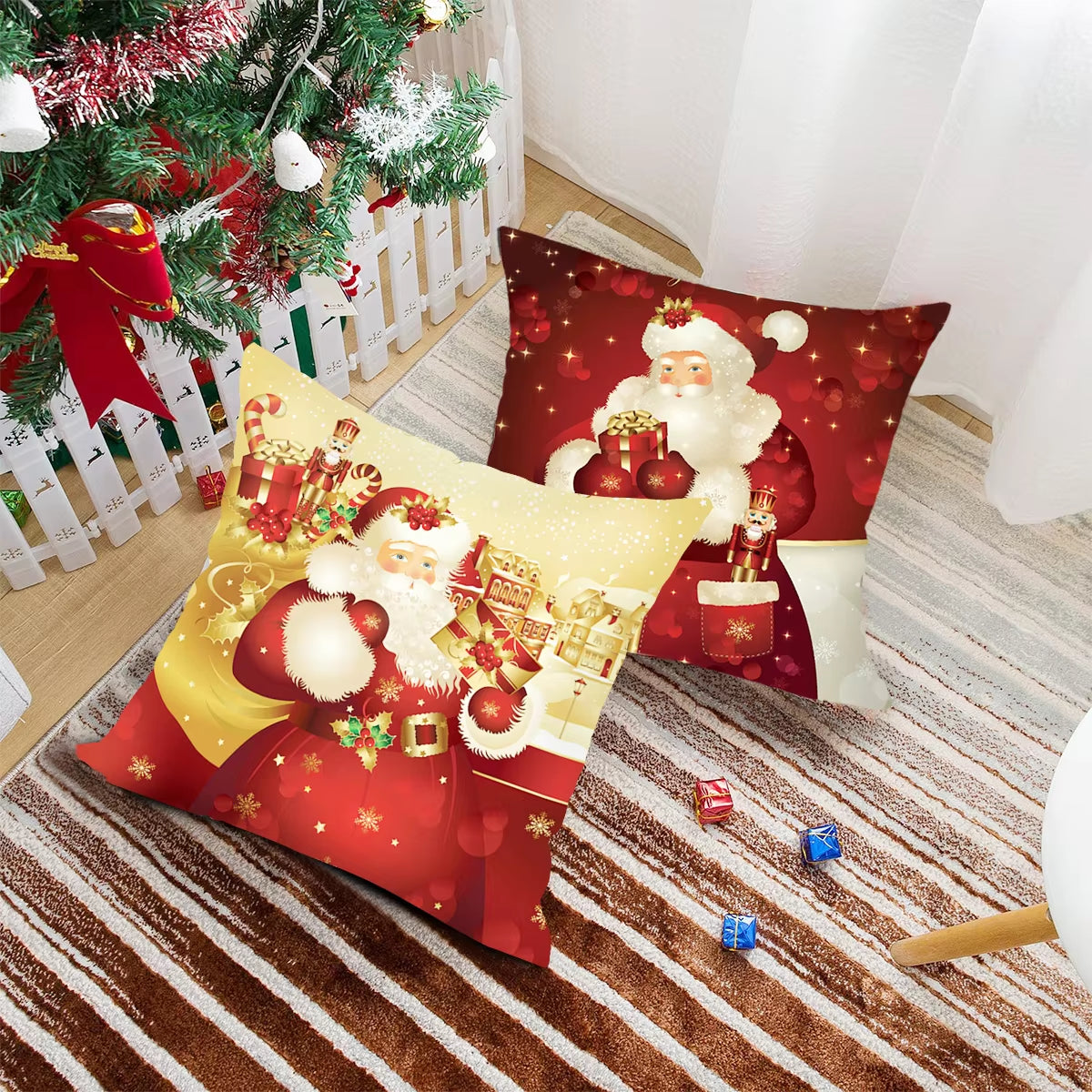 Christmas Cushion Cover  Decorations for Home