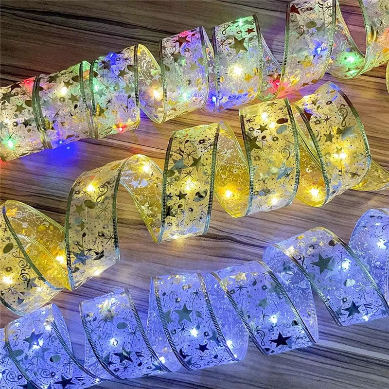 Christmas Decoration LED Ribbon Fairy Lights Christmas Tree